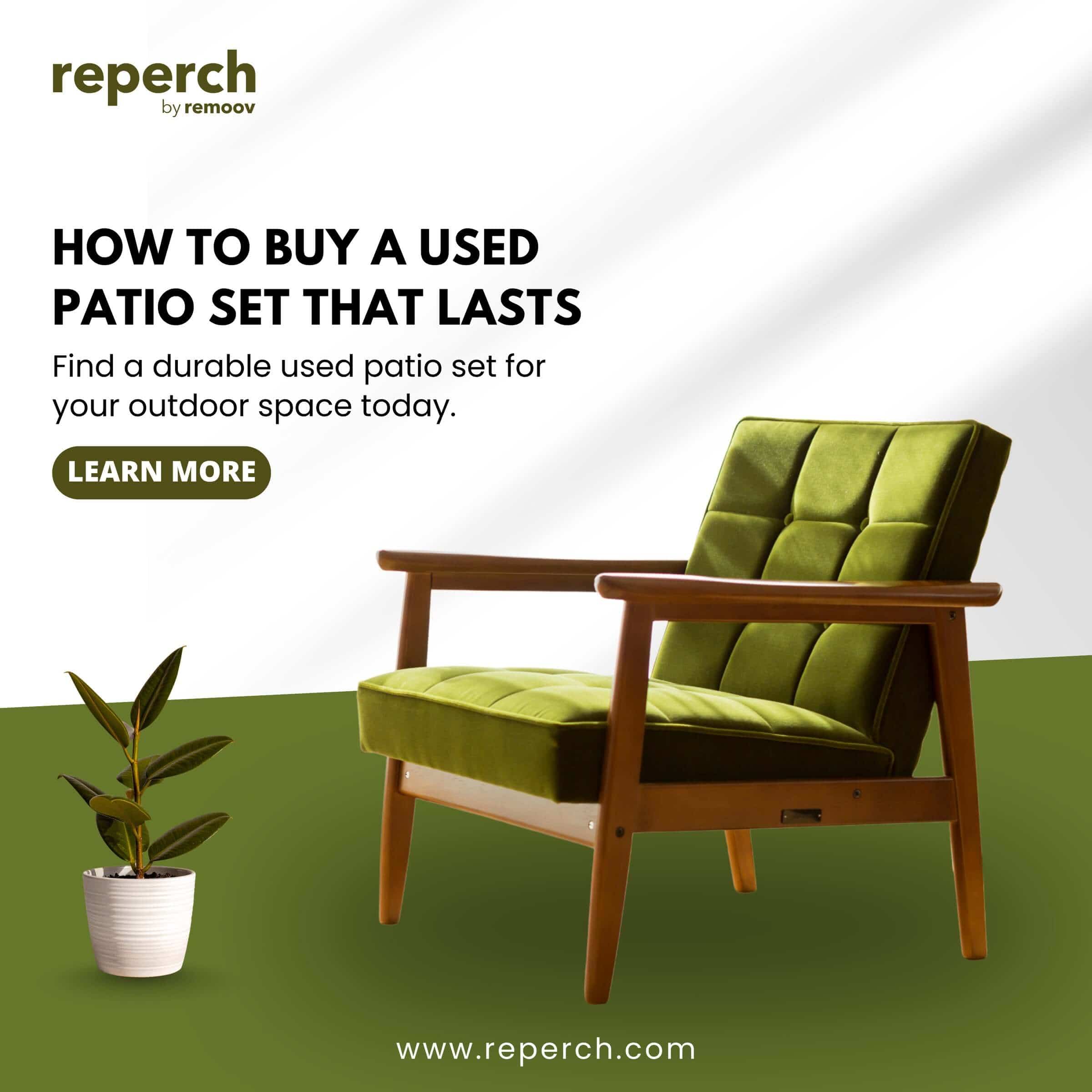 How to Buy a Used Patio Set That Lasts