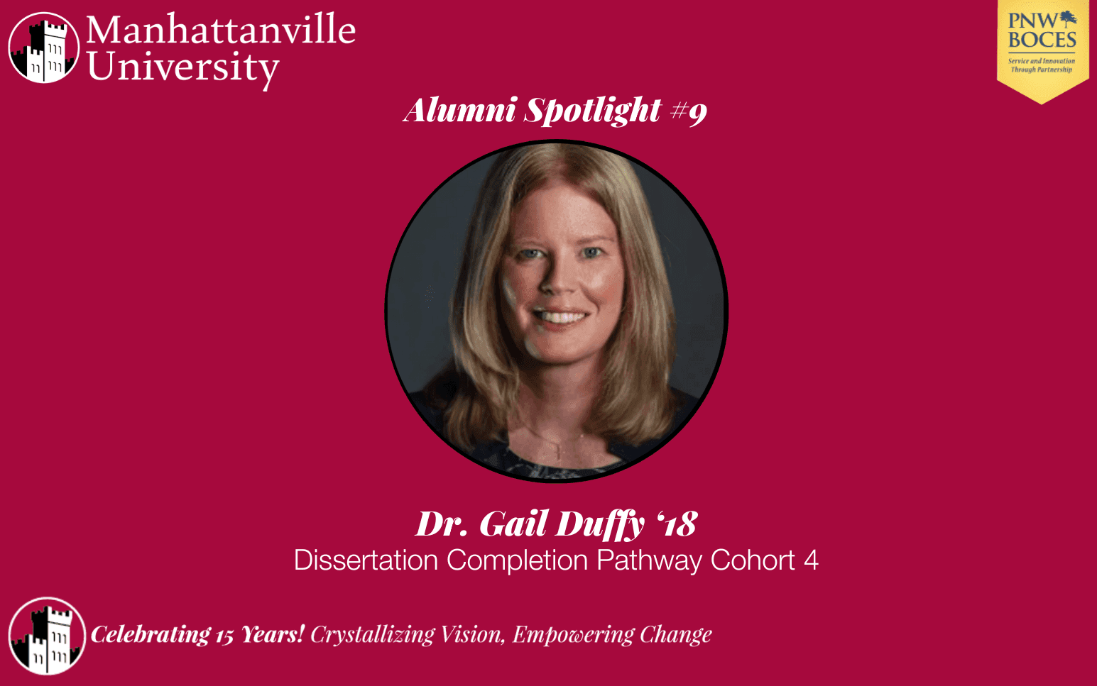 Doctoral Program Alumni Spotlight #9 - Dr. Gail Duffy '18