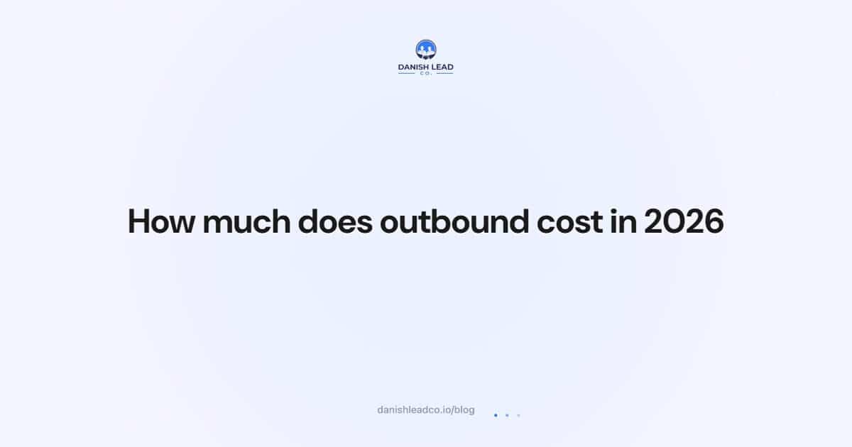 How much does outbound cost in 2026