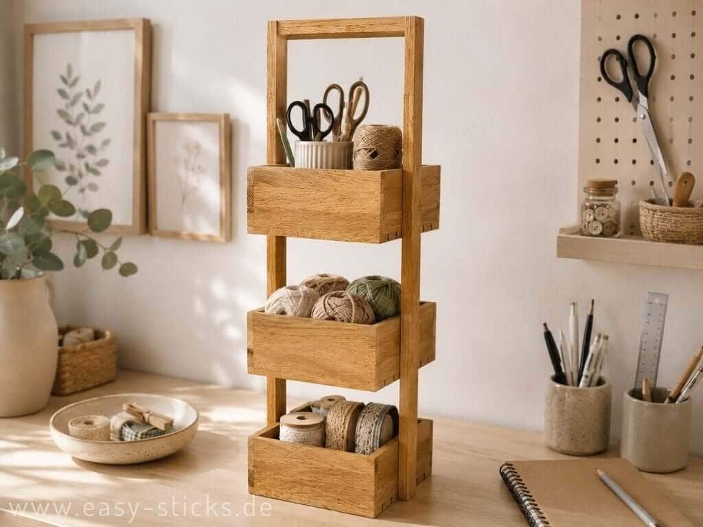 DIY Standregal im Bastelzimmer