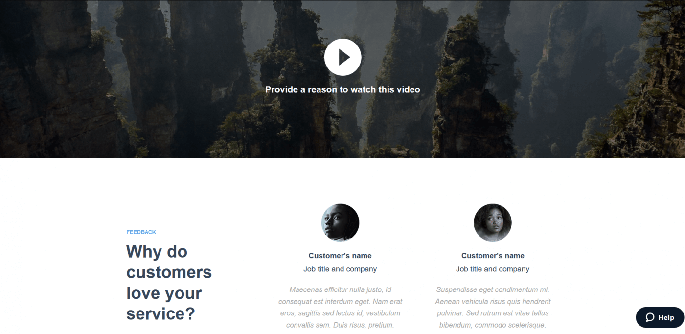Instapage business service inquiry four
