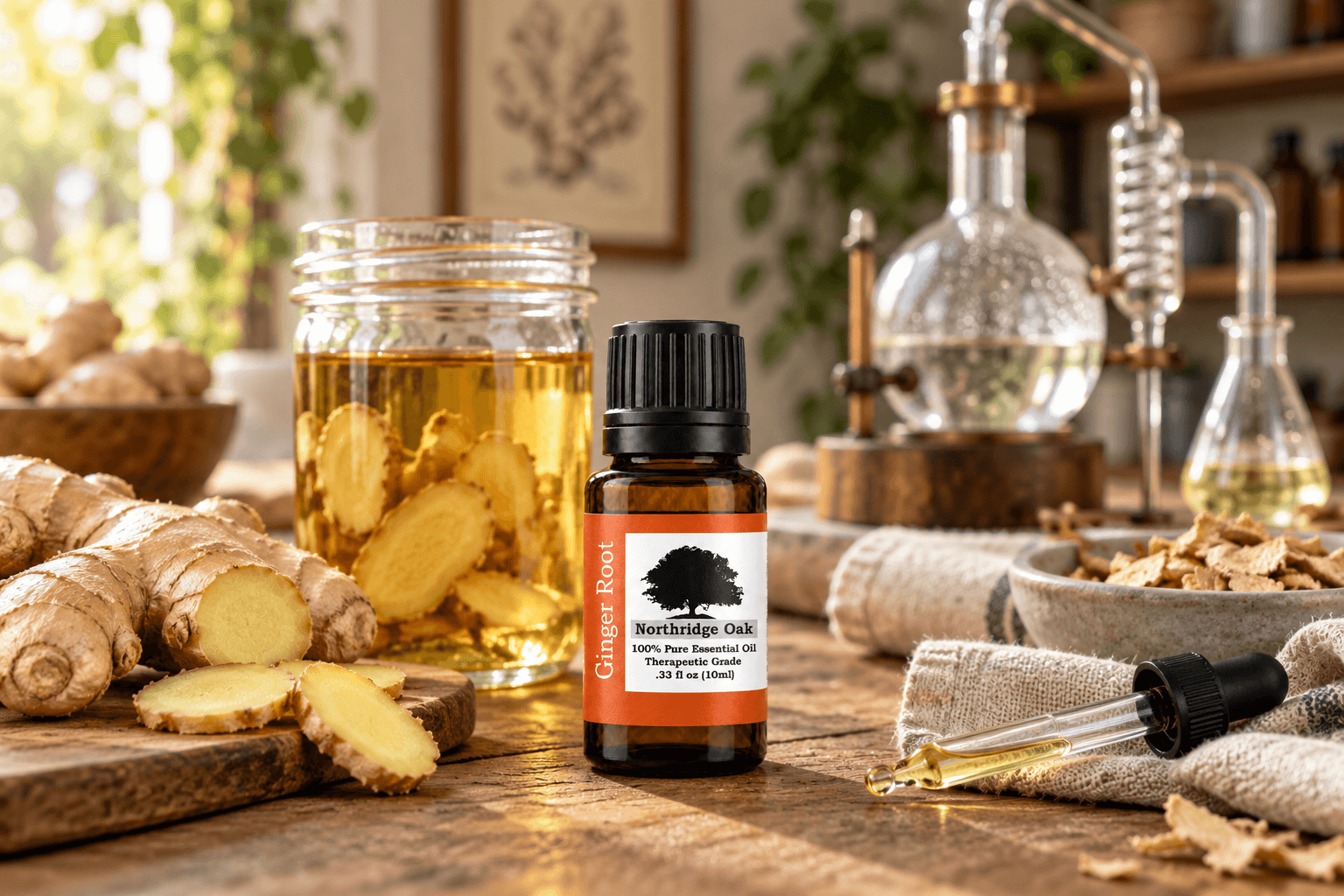 How to Make Ginger Oil: Infused Ginger Oil vs. Ginger Essential Oil