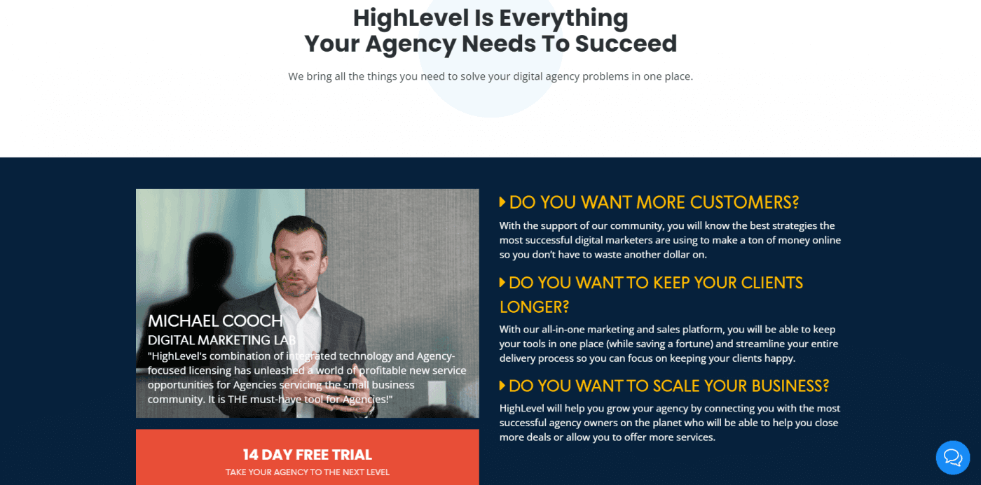HighLevel all-in-one platform