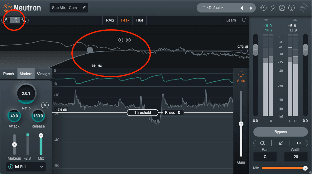 Neutron without sidechain filtering