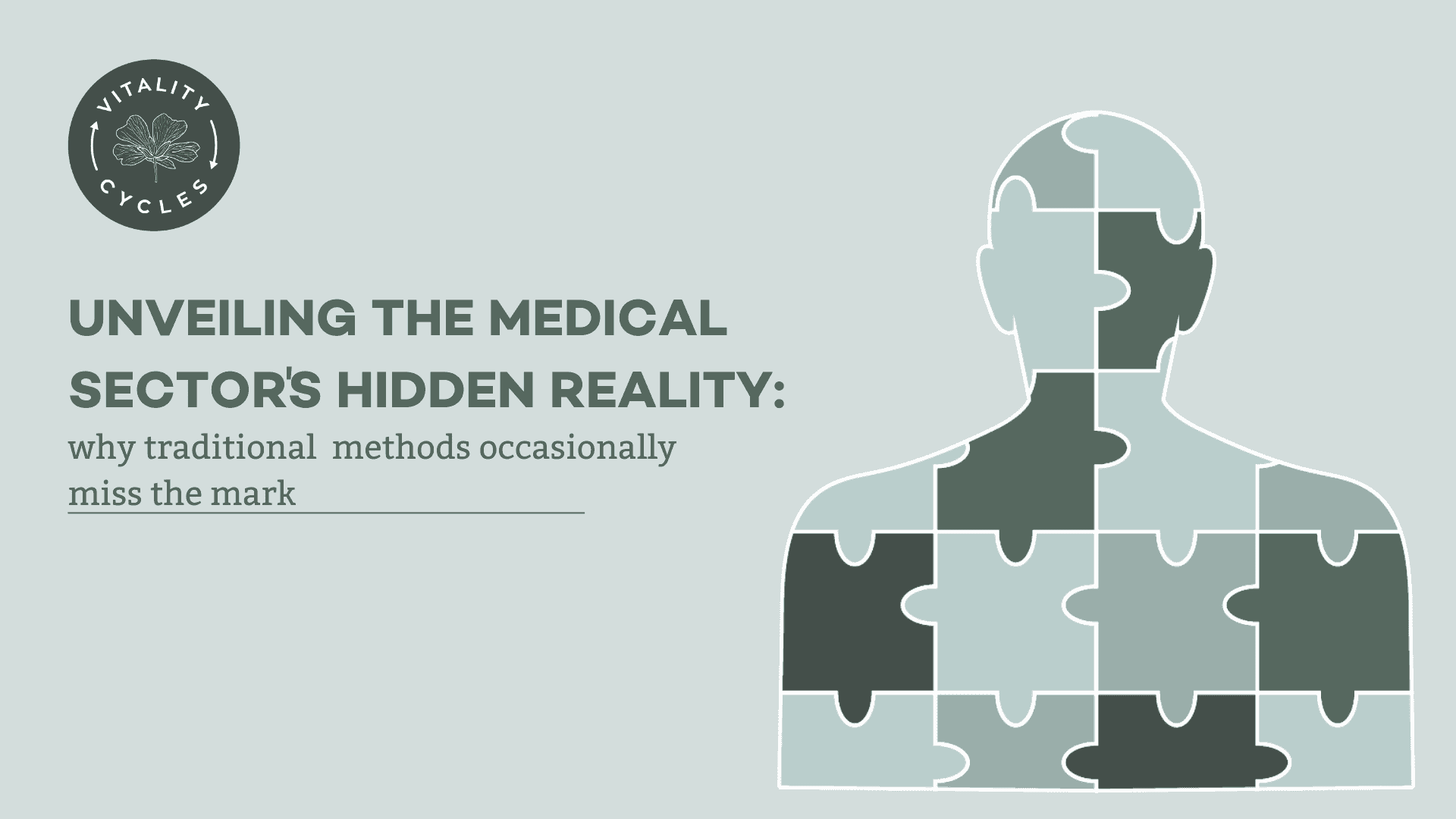 Unveiling the Medical Sector's Hidden Reality: Why Traditional Methods Occasionally Miss the Mark