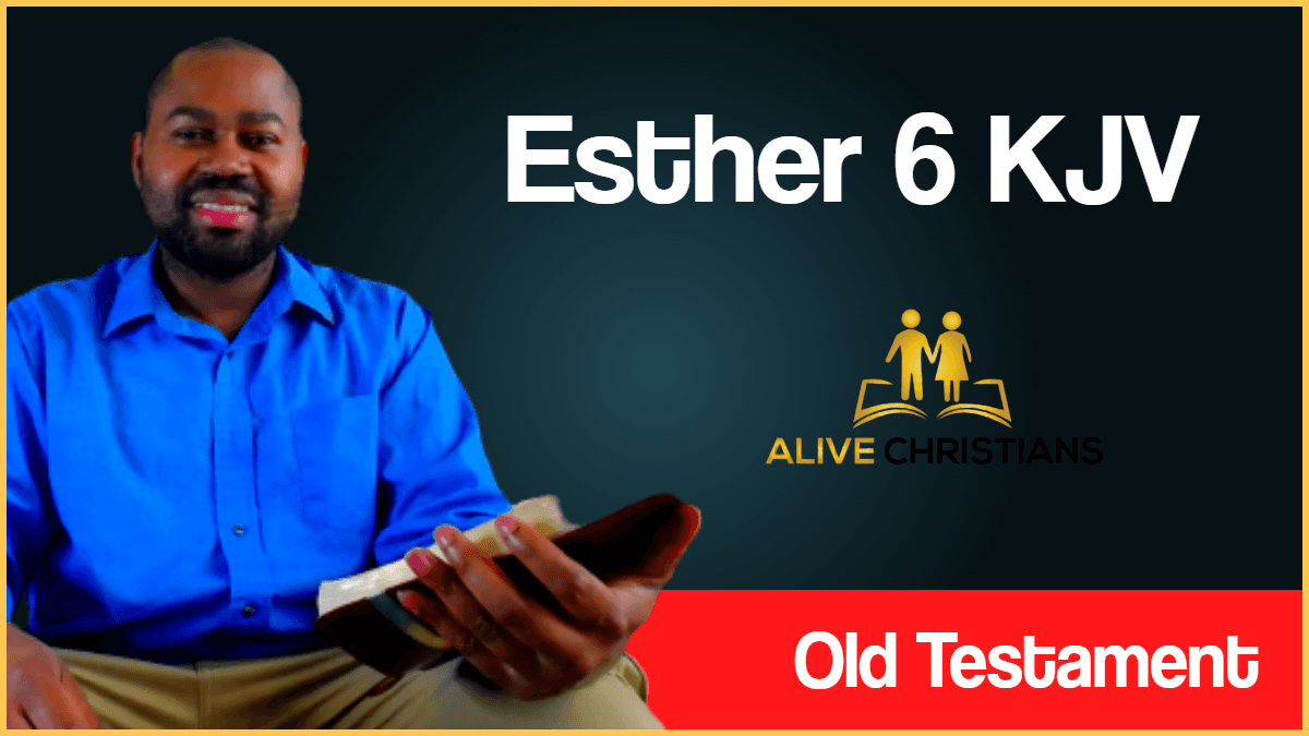 Esther 6 KJV with Audio - On that night could not the king sleep