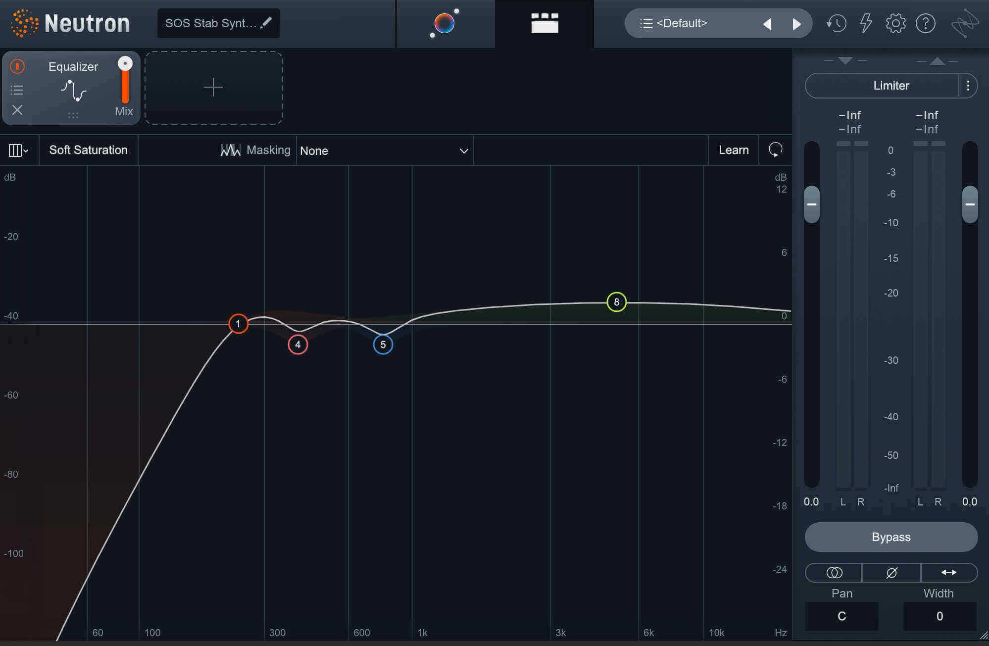 EQ module in iZotope Neutron