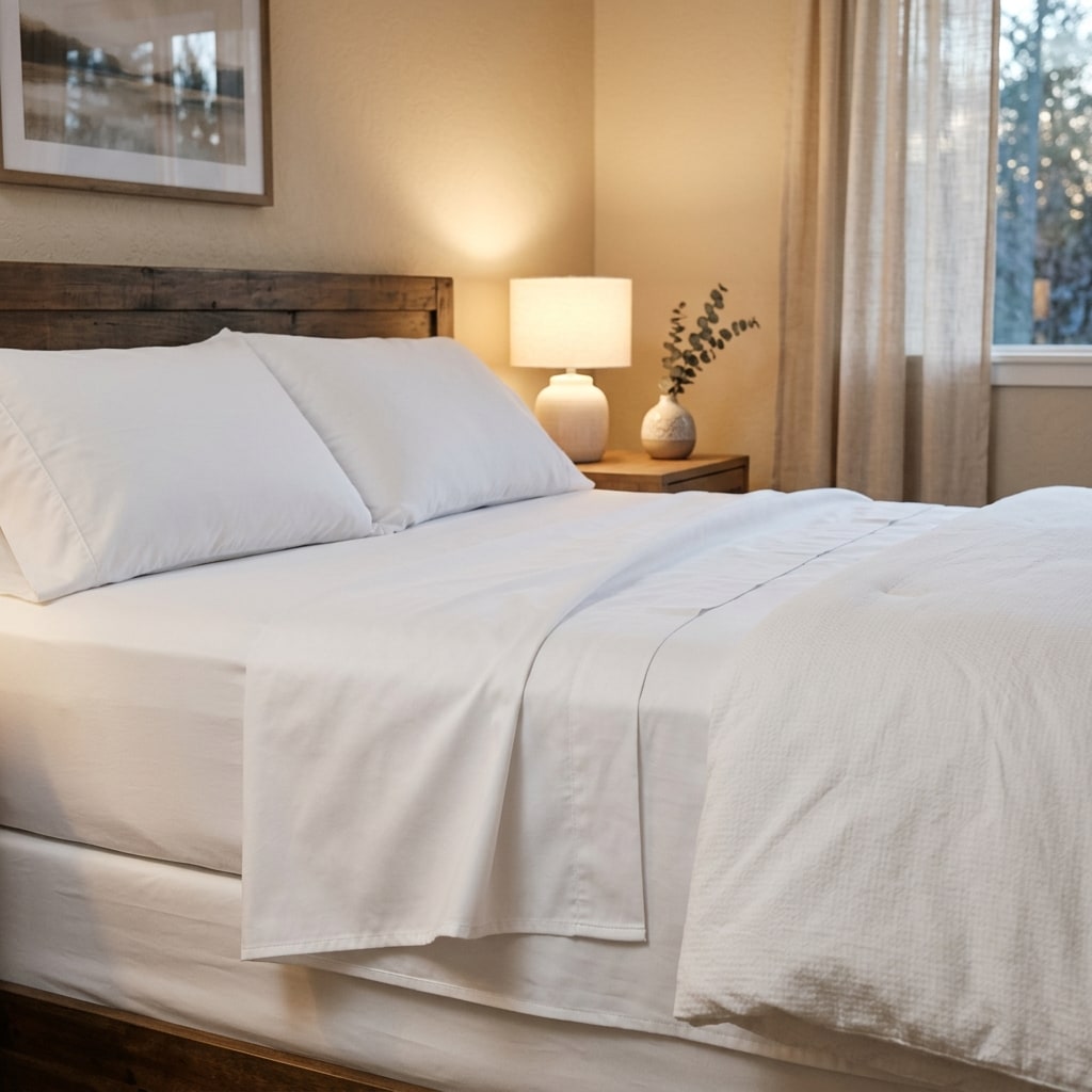 Where Can I Source Easy-Care Fabrics Flat Sheets for a Motel?