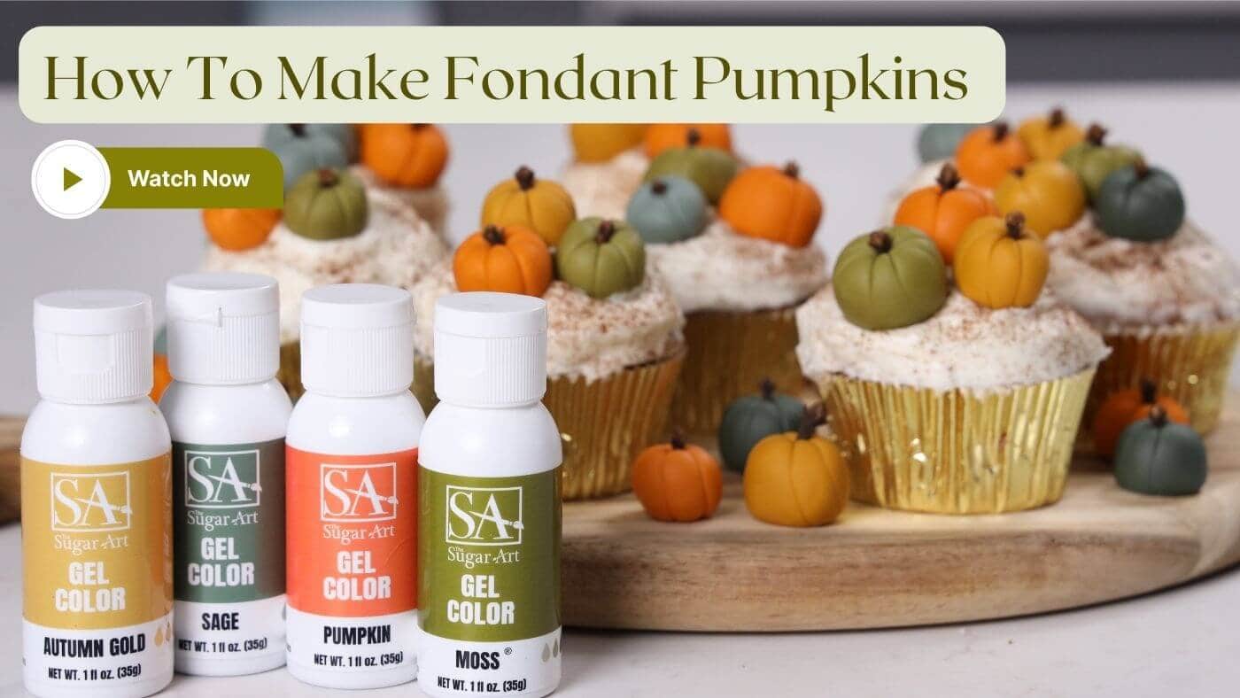 How To Make Fondant Pumpkins