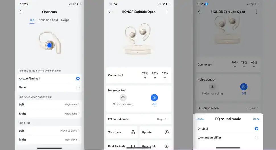 Honor Earbuds Open