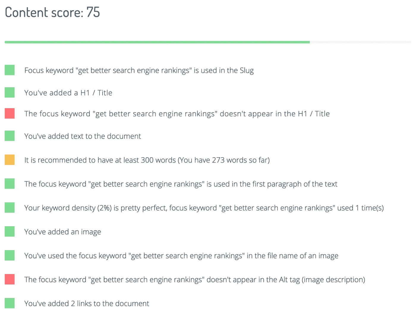SEO Analyzer tool