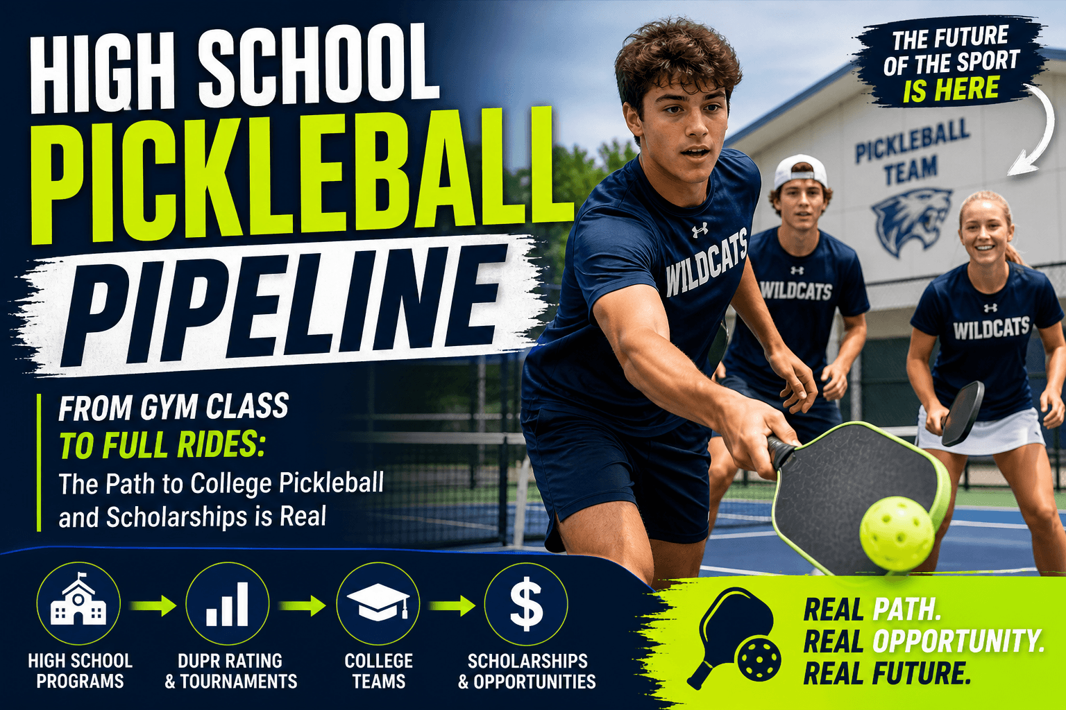 High School Pickleball: From Gym Class to Full Rides